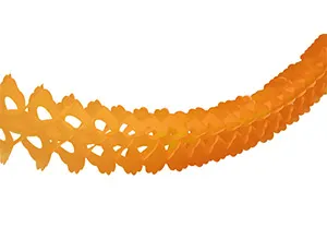Гирлянда бум оранжевая 3,6м/ 1404-0448