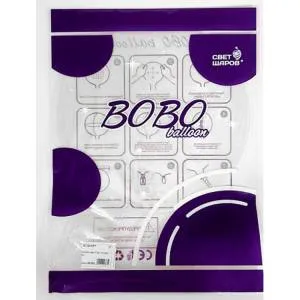 Deco Bubble BOBO Сфера 30"/76 cм б/p, фиолет уп. (Россия)/1204-1709