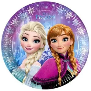 Тарелка "Frozen Сев.сияние" 23 см. 8 шт. 1502-2039
