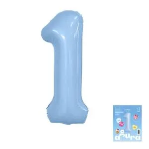 Цифра 1 - 40" Slim Небесный (Россия) 1207-6482