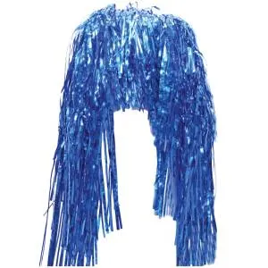 Парик "Дождик медиум" синий 713029