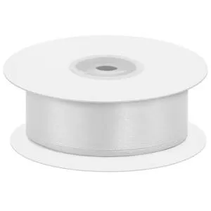 Лента атлас яркое Серебро 12 мм*22,85м/12170