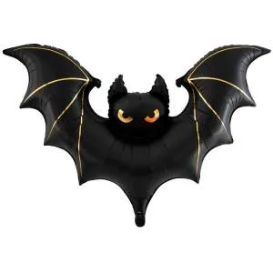 Мышь летучая черная с золотом / Китай 1207-6291