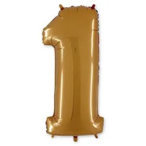 Цифра "1" - золото/MD