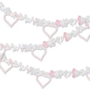 Гирлянда "Сердца Цветы ", 4,5 м.