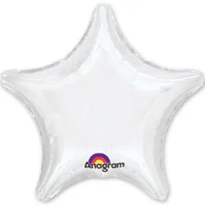 Звезда пастель белая 19" (Анаграм) / 1204-0056