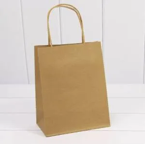 Пакет подарочный 26*32*12 см. Крафт / 000216С/8