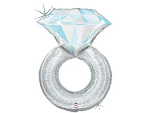 Кольцо с бриллиантом голография /1207-3237 Betallik