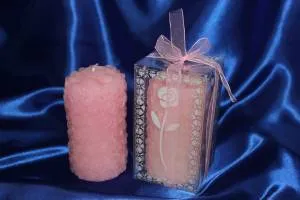 Свеча фигурная 11 см (розов)