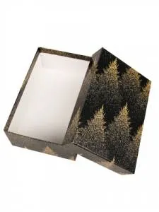 Коробка Зимний лес 34*22*7мм/Кор-1779