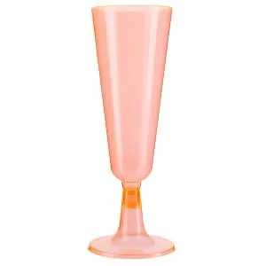 Бокал пласт. оранжевый 140 мл. 6 шт./6232404
