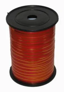 Лента c золотой полоской 5 мм*250м Красная / 1302-0095