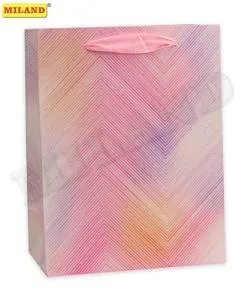 Пакет подарочный L/ПП-4125 26*32*12 cм с глиттером