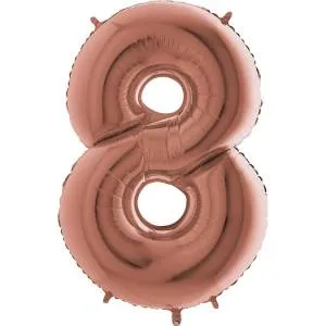Цифра "8" -  Розовое золото /Grabo                     