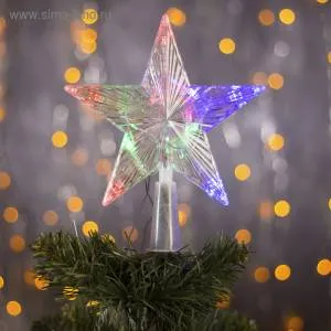 Фигура "Звезда" прозрачная 15*15 см / 3612317