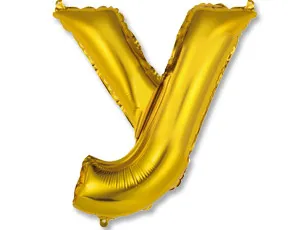 Буква "У" 14" - золото/ Китай 1206-0822