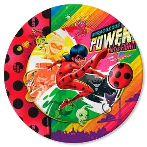 Тарелка  "Леди Баг"  18 см 6 шт / 292936