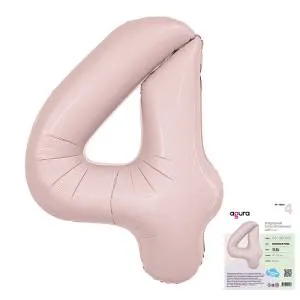 Цифра 4 - 40" Slim Пыльная роза (Россия) 1207-5355