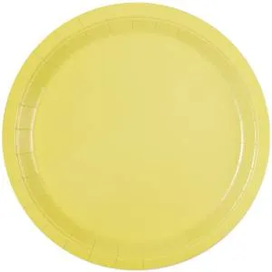 Тарелка Пастель Желтая 23 см 6 шт. / 1502-4910