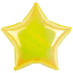 18" Звезда Хамелеон, желтый перламутр (Китай) 24959