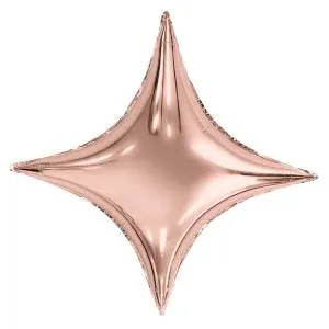 37" Звезда 4-х конечная Розовое золото (Россия) / 1204-1264