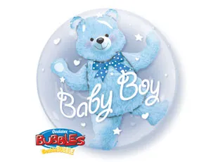 Bubble Deco Инсайдер Мишка голубой /1203-0546