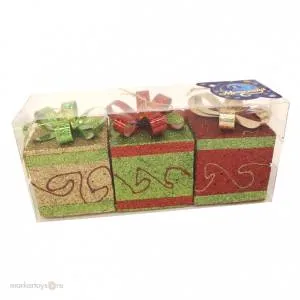 Ел. украшение "Подарок" 7491, 7492 (3шт)