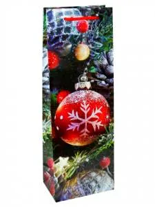 Пакет подарочный ПКП-6081 12*36*8,5 см с глянц. ламинацией 