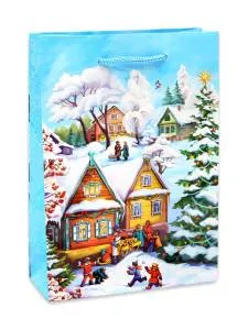 Пакет подарочный MS/ПКП-0292 14*20*6,5 см с глянц.ламинацией