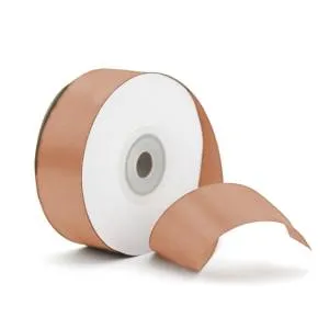 Лента атлас карамельный 12 мм*22,85 м