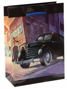 Пакет подарочный L/ППК-6309 26.4*32.7*8 см с ламинацией