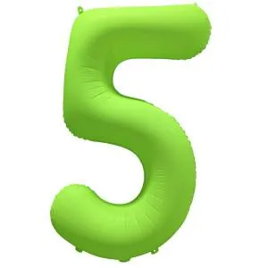 40" Цифра "5" Неон Green / Китай 1207-6147