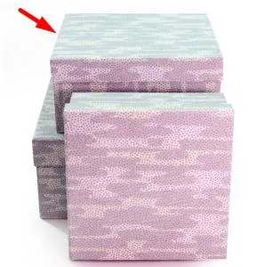 Коробка 17*17*8 "Камуфляж" Сердечки/ HZ-Z-2593