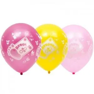  С Рождением Девочка 12"/Китай