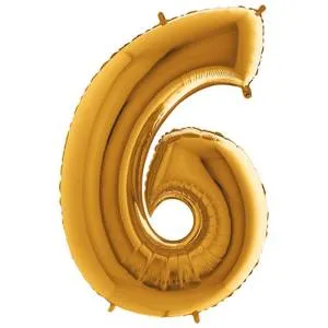 Цифра "6" - золото/MD