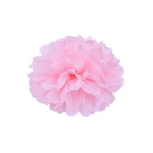 Помпон из бумаги 20 см (св.роз)