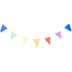 Гирлянда-вымпел разноцветная 10м /1505-1042