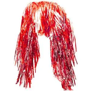 Парик "Дождик медиум" красный 713028