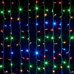 Гирлянда "Шторка" МУЛЬТИ 192 лампочек, 2*2 м / ч11106