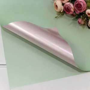 Пленка матовая Пудровый/Мятный Глянец 40см*45см 20 шт./1364/7