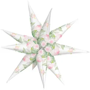 3d Звезда составная 26" Нежные цветы / 24828
