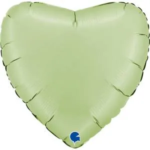 22" Сердце сатин Оливковое (Grabo)/220000SOGR 