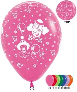 Веселые клоуны, 12" пастель 612028