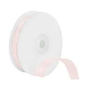 Лента атлас Розовая пудра 12 мм*22,85 м