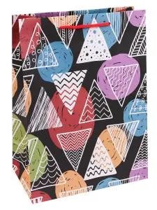 Пакет подарочный ППК-7404 18*23*10 см крафт-бумага