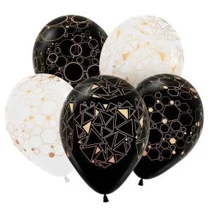 Геометрия золото, перламутр-метал 12" (Колумбия)