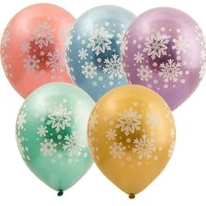 12" Снежинки, Хром ассорти (Китай) / 1103-2047