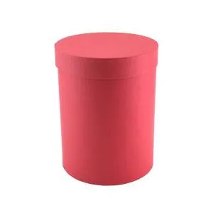 Коробка 200-100 Бордовый цилиндр 15*15*20