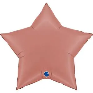 18" Звезда сатин Розовое золото (Grabo)/192S04RG