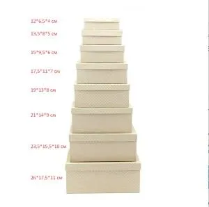 Коробка 19*13*8 см Серебр горох крафт /78650